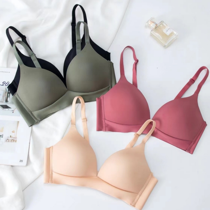 Mastectomy Bra Pocket - 일본식 심리스 푸쉬업 브라 편안한 무선
